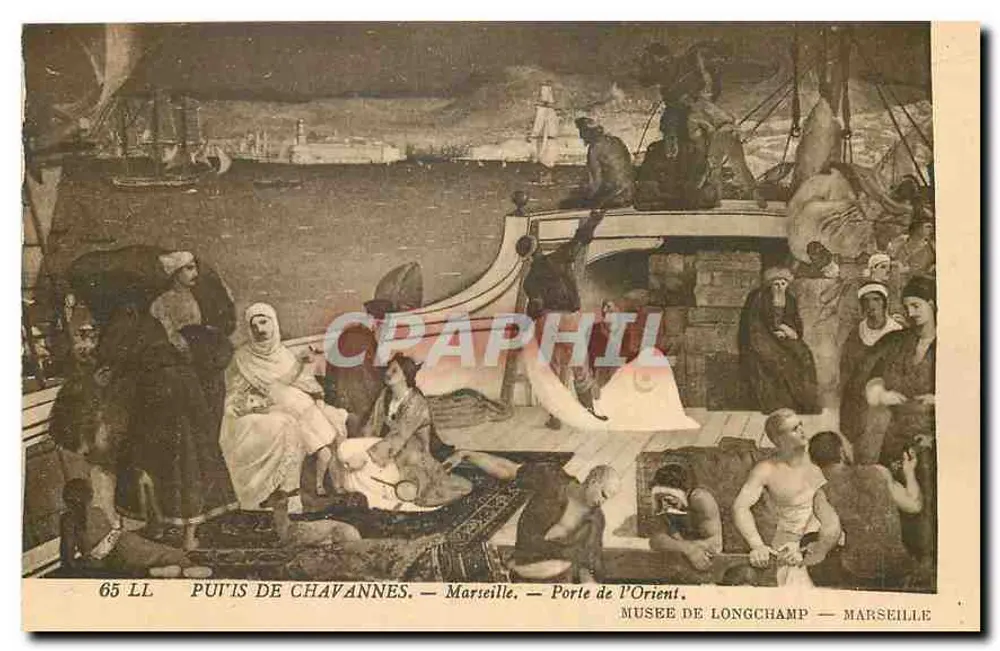 Tor zur Orient — Marseille — Museum Longchamp — Pugis de Chavannes - Vorderseite