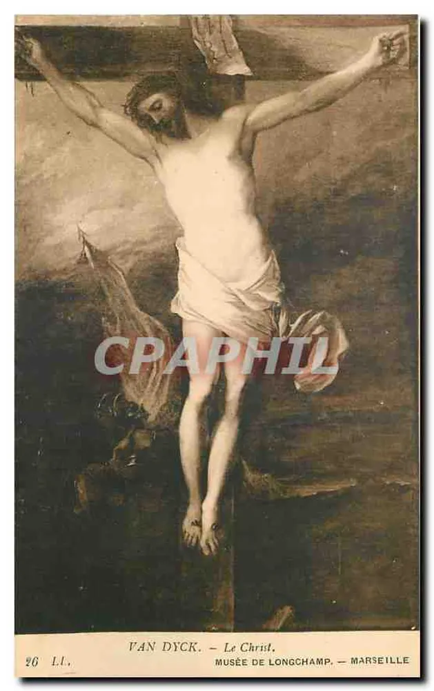O Cristo — Van Dyck — Museu de Longchamp — Marselha - Frente