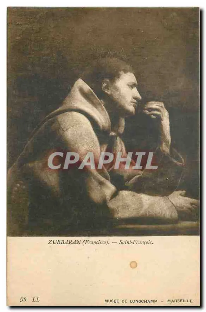 Heiliger Franziskus — Zurbaran (Francisco) — Museum Longchamp - Marseille - Vorderseite