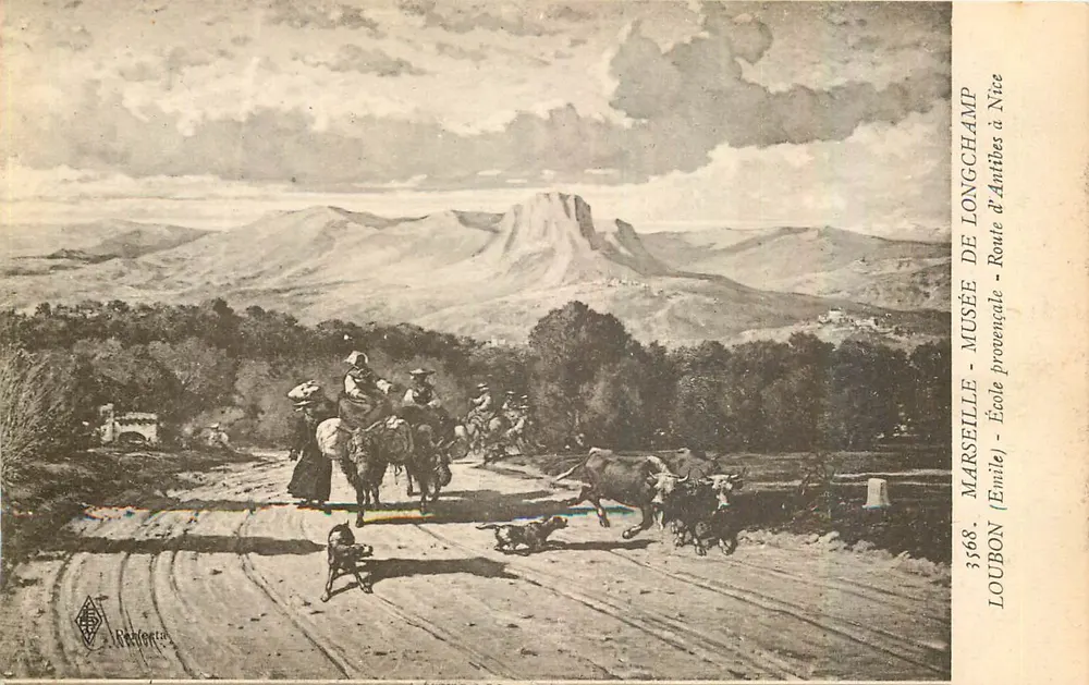 Longchampstraße - Straße von Antibes nach Nice — Museum - Provençalische Schule — Loubon (Émile) — n° 3568 - Vorderseite