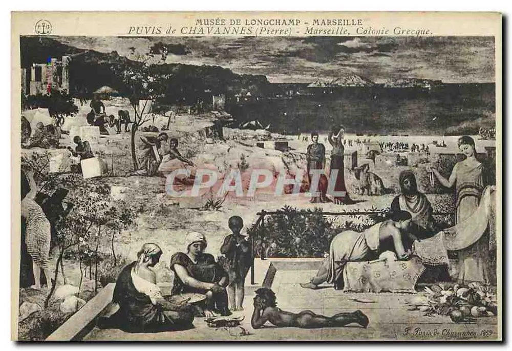 Musée de Longchamp - Marseille — Colonne Grecque — Puvvis de Chavannes (Pierre) - Recto