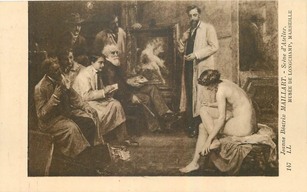 Studio Szene - Jeanne Béatrix Maillart - Musée de Longchamp, Marseille - Vorderseite