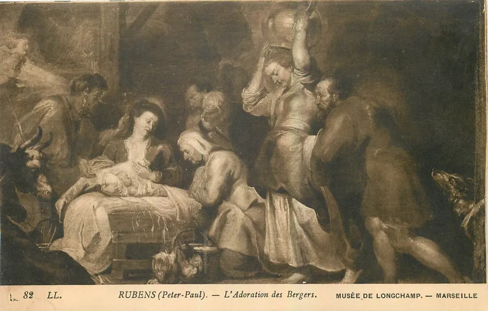 Die Ehrfurcht der Schäfer — Rubens — Musée de Longchamp — Marseille - Vorderseite