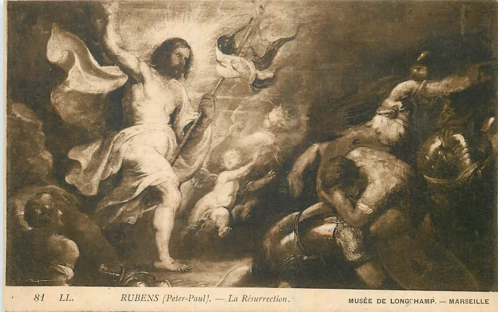 A Ressurreição — Rubens (Peter-Paul) — Museu de Longchamp, Marselha - Frente