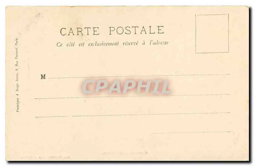 Vincennes — O Donjon — Mme Thuillier, Ob. religieux - Verso