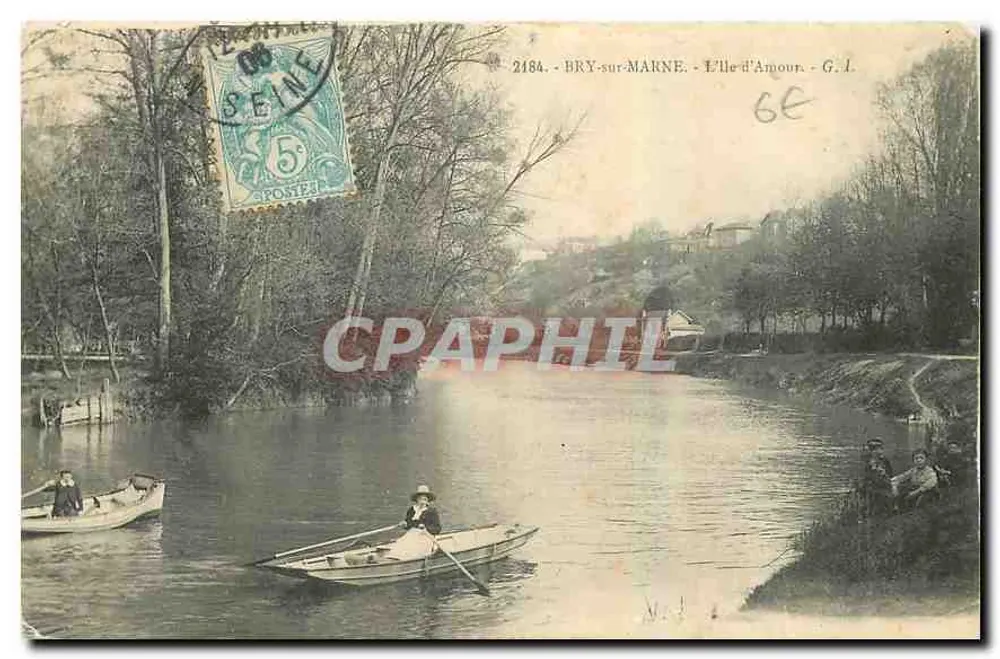 BRY-sur-MARNE — A Ilha do Amor — G.L. n°2184 - Frente