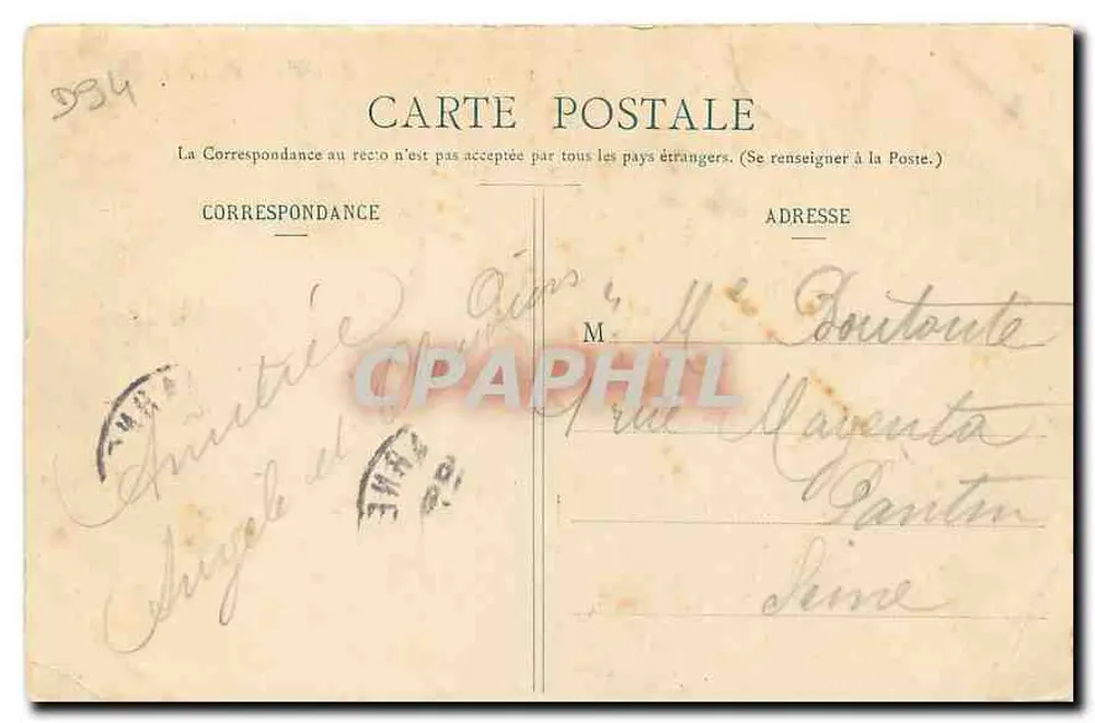 BRY-sur-MARNE — A Ilha do Amor — G.L. n°2184 - Verso