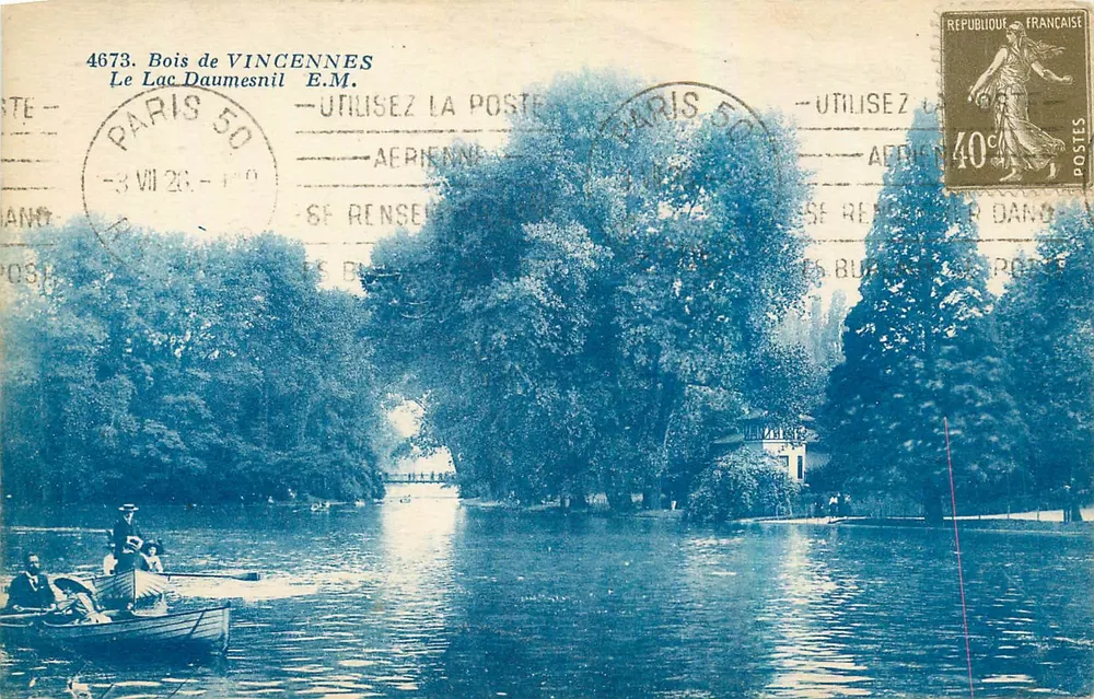 Bois de Vincennes — Lago Daumesnil — E.M. n°4673 - Frente