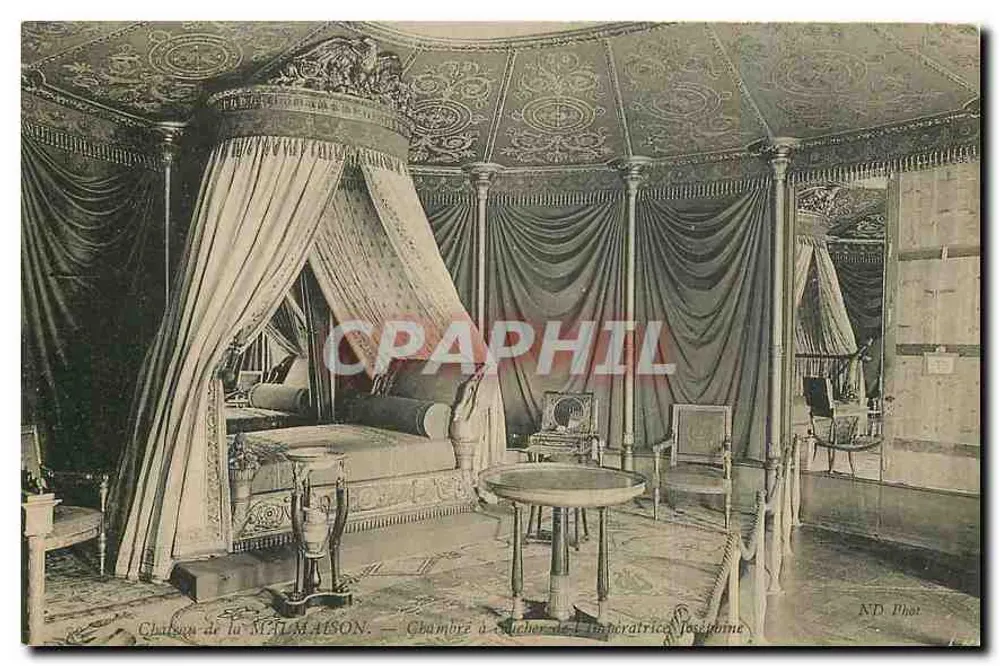 Schlafzimmer der Kaiserin Joséphine — Schloss MALMAISON — N.D. Phot. - Vorderseite