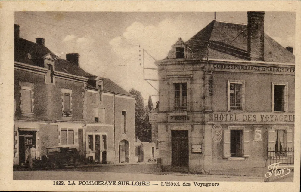 La Pommeraye-sur-Loire — Das Hotel der Reisenden — Verlag: Florès - Vorderseite