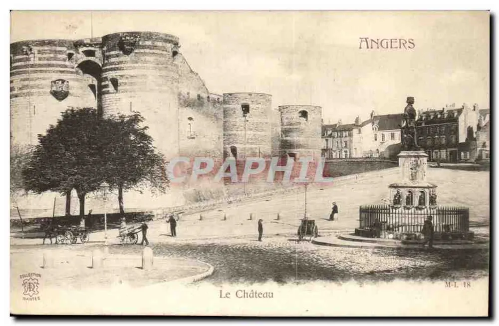 O Castelo — Angers — Coleção Phantes, n° M-L 18 - Frente