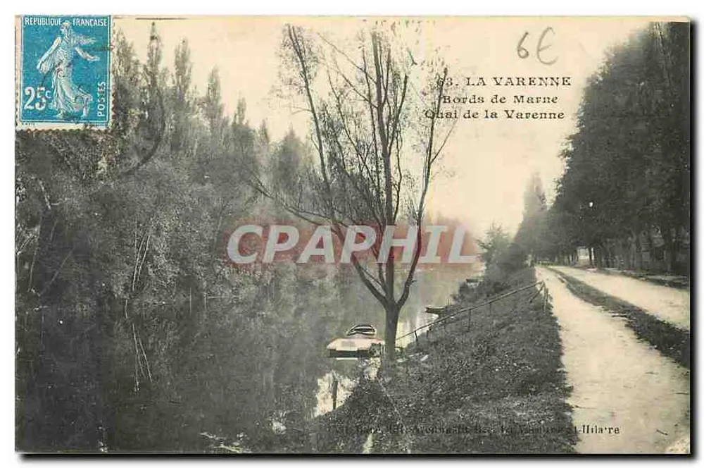 Ufer der Marne — Quai de la Varenne — Verlag: Hilaire - Vorderseite