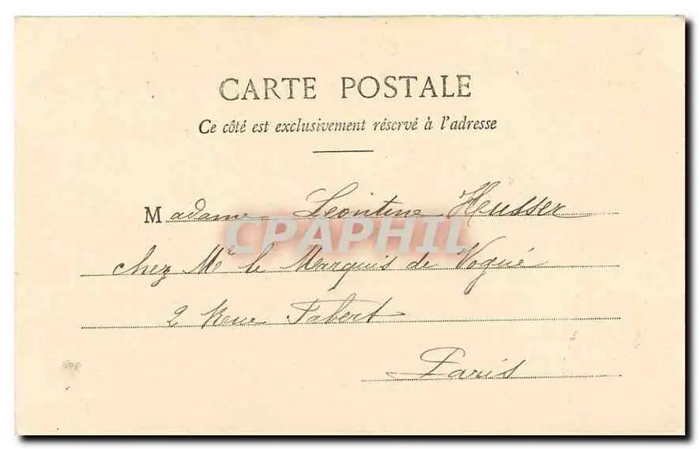 Grab der Königin Hortense — Napoleon III — A. Bobe, Verleger-Fotograf, Rueil (S.-et-O.) - Rückseite
