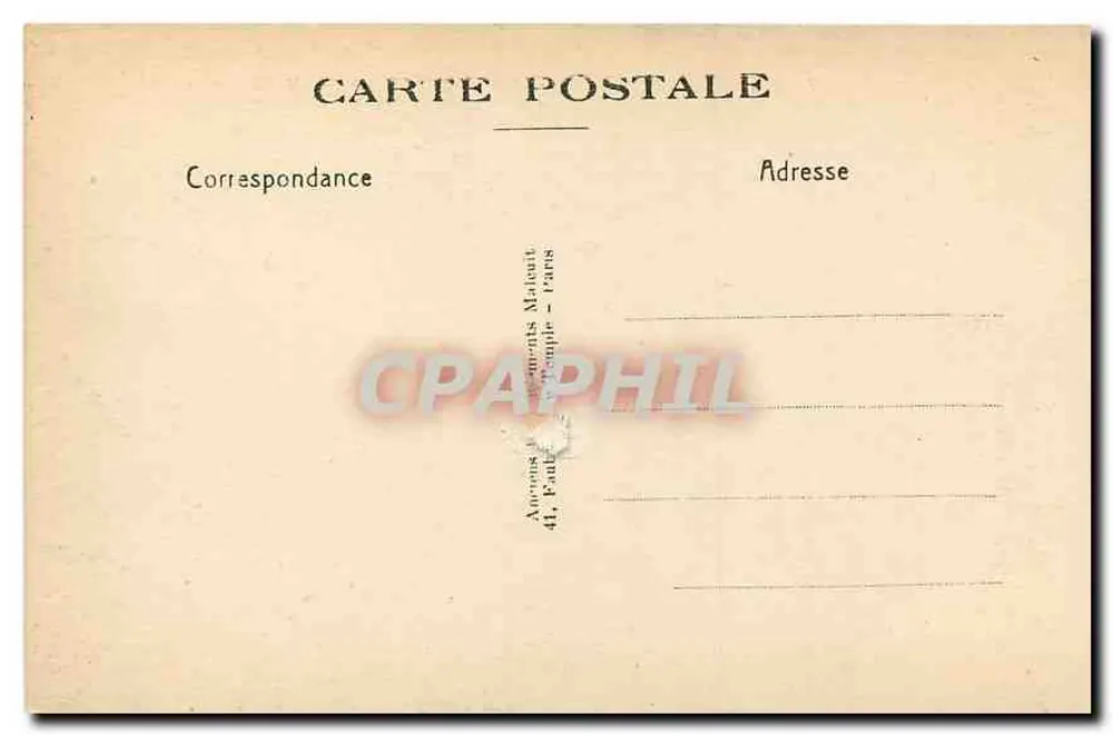Vincennes — O Donjon — Vista geral — E.M. n°1132 - Verso