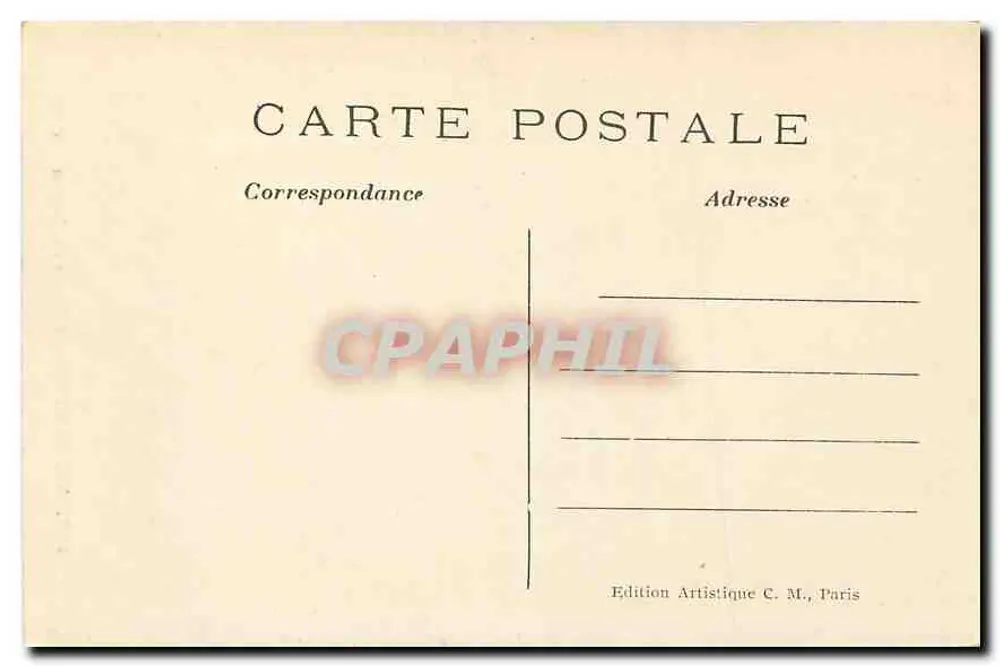 Vincennes — A Entrada do Donjon — C.M. n°107 - Verso