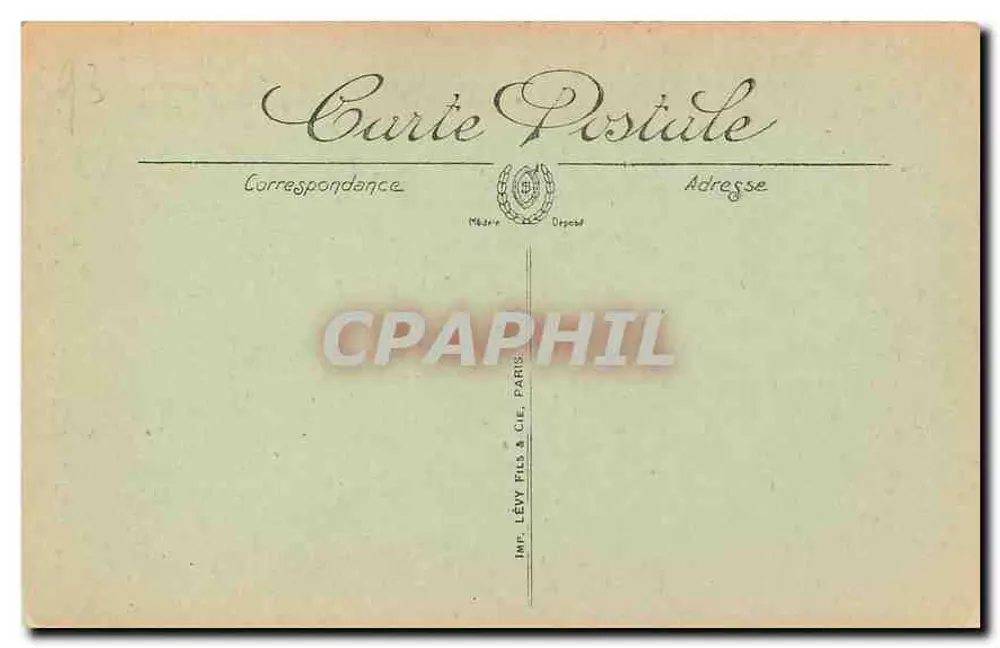 Abbaye de Saint-Denis — Le Trame — La Grande Rose — LL. - Verso
