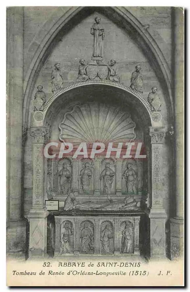 Grabmal von Renée d'Orléans-Longueville (1515) — Abtei Saint-Denis — J. F. - Vorderseite