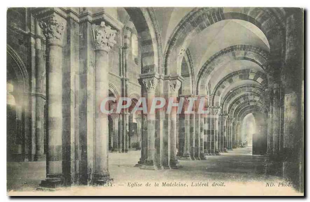 Vézelay — Église de la Madeleine, Lateral droit — ND. Phot. - Recto