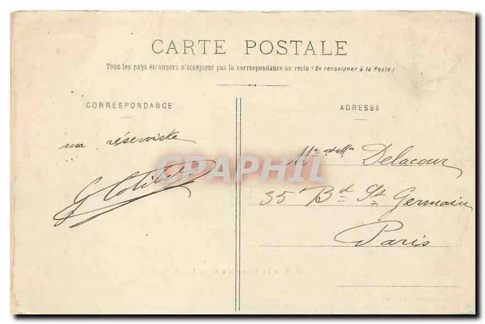 SENS - La Promenade du 14 Juillet — Collection J. D., à Sens - Verso