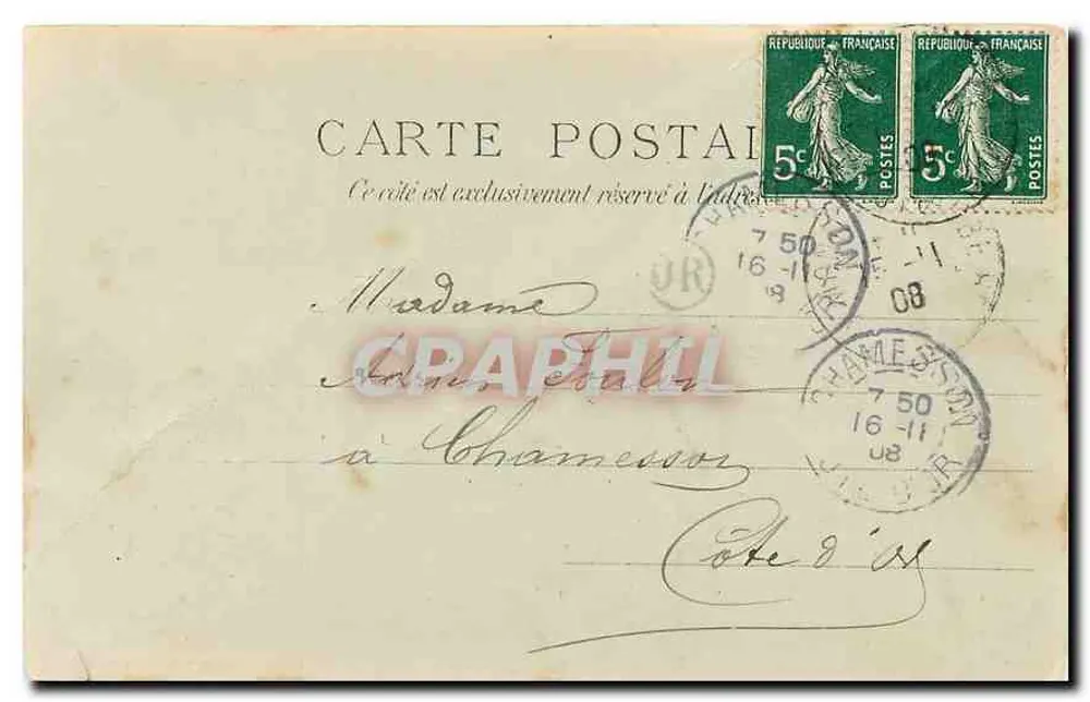 SENS. Altar des von Bischof Tristan de Sallazar errichteten Denkmals — Verlag Lehmann-Paupé, Grav.-Imp. — SENS - Rückseite