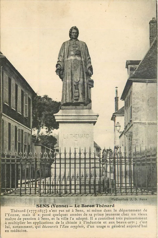 SENS (Yonne) — O Barão Thénard — Coleção J. D. Sens - Frente