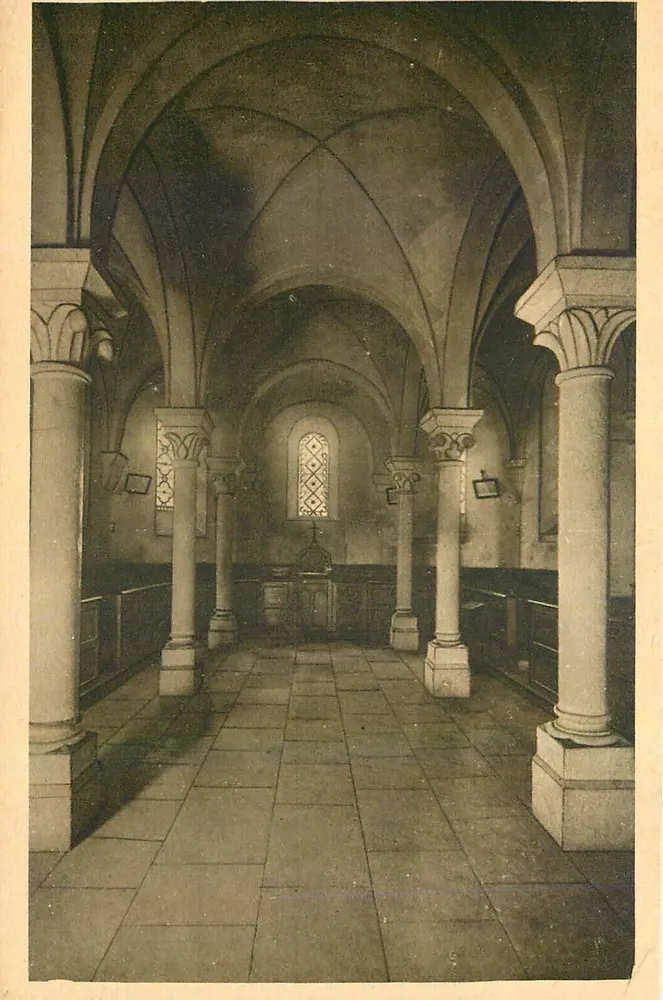 Hauptkrypta — Kloster La Pierre-qui-Vire (Yonne) — Verlag: P. Cotter-Waçor - Vorderseite