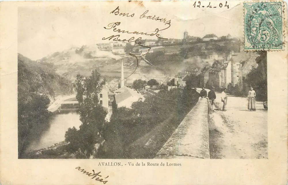 Avalon - Widok z Drogi Lormes — wydawca anonimowy, numer serii nieczytelny - Awers