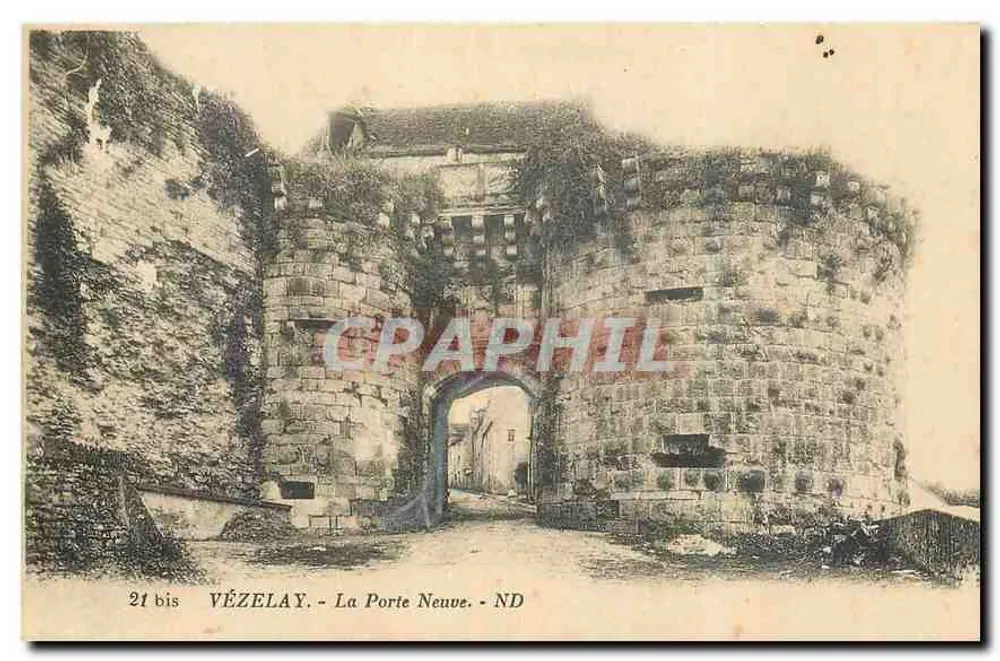 VÉZELAY - La Porte Neuve - ND - Awers