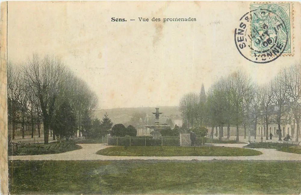 Sens. — Vista das promenades — Editor não identificado - Frente
