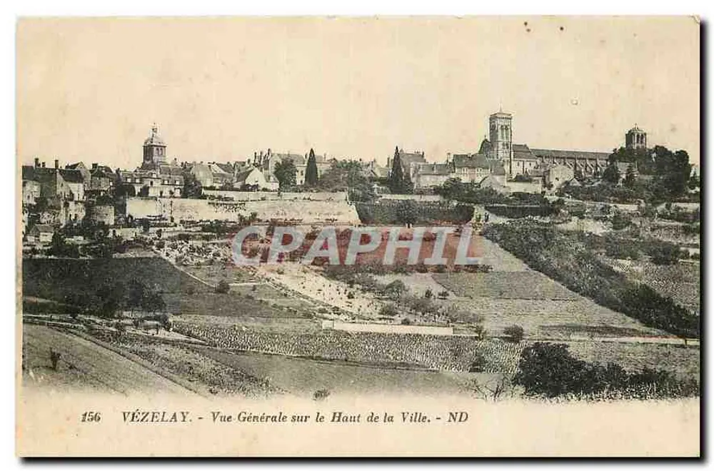 VÉZELAY - Allgemeiner Blick auf die Oberstadt - ND - Vorderseite