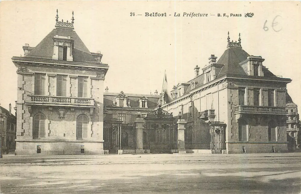Belfort - A Prefeitura — B.F., PARIS, n°24 - Frente