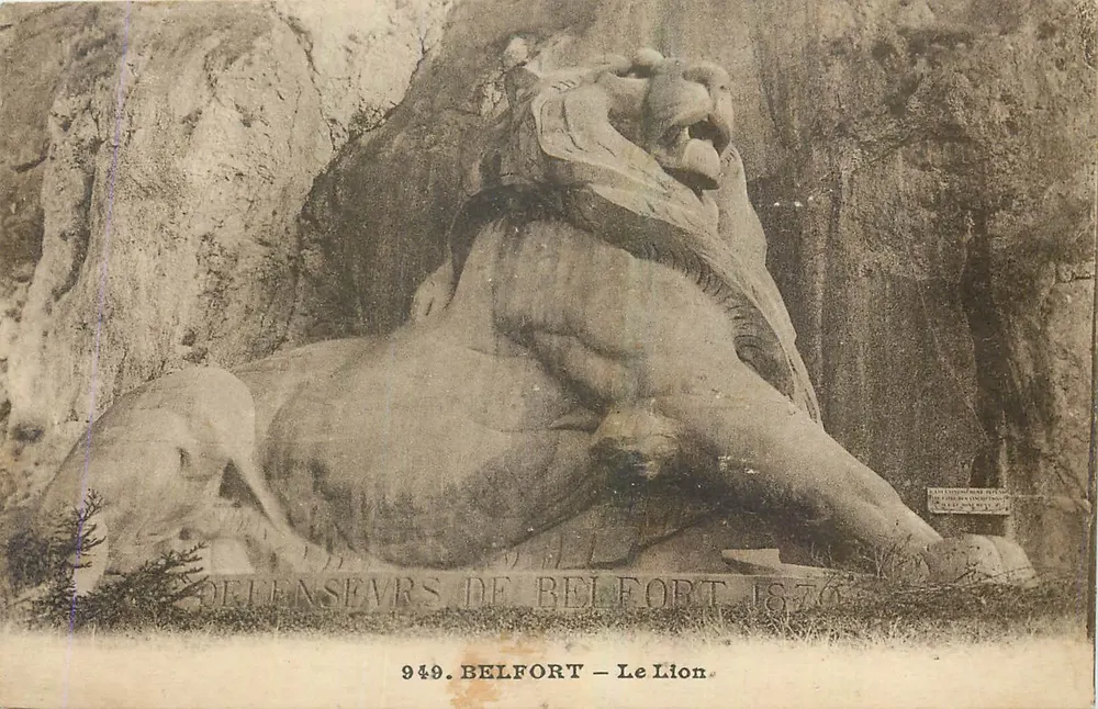 Belfort — O Leão — Defensores de Belfort 1870 - Frente