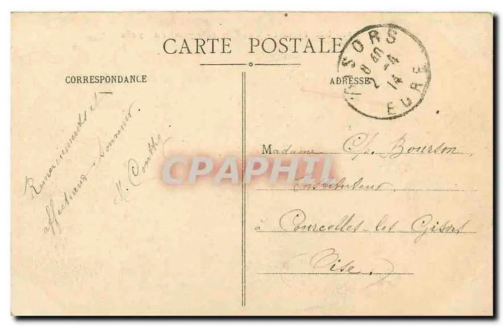 Belfort — Vista generale presa dal Liceo — Edizione speciale delle Galerie Moderne - Verso
