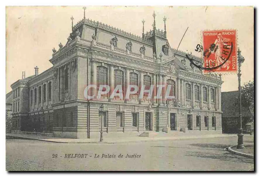 Belfort — O Palácio de Justiça — editor desconhecido, n° 28 - Frente