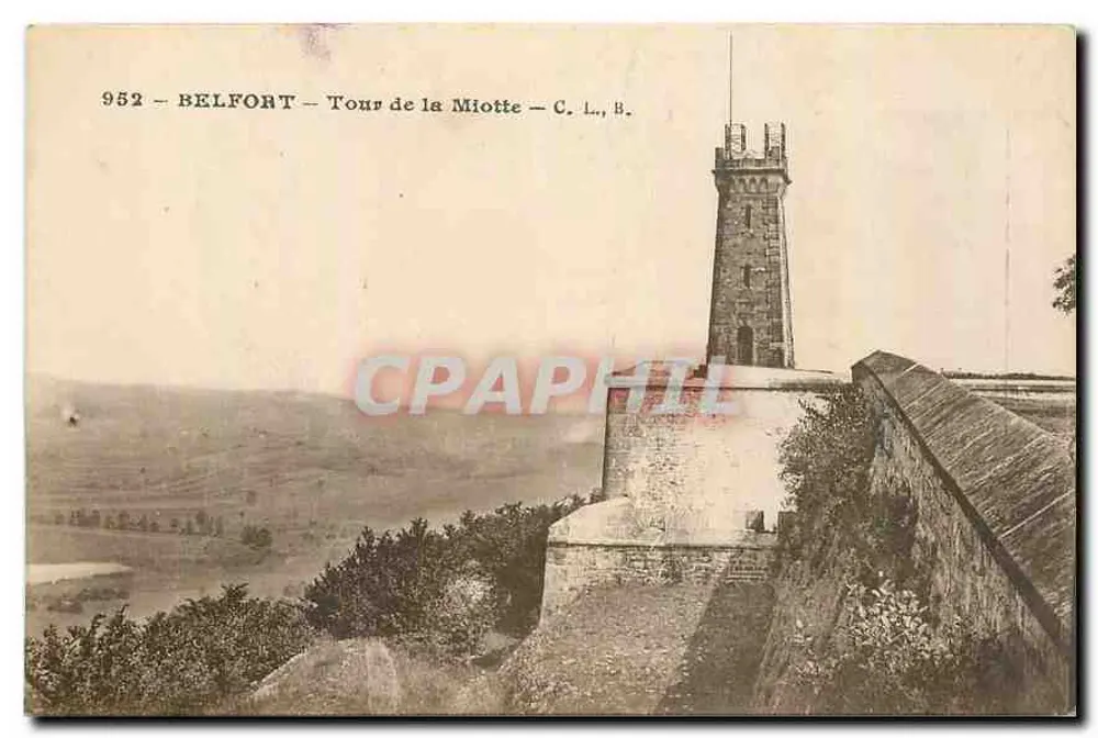 Belfort — Torre da Miotte — C. L., B. - Frente