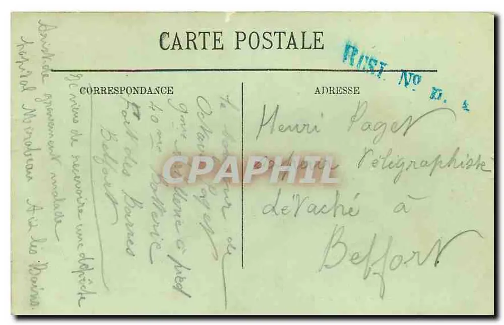 Belfort — Vista geral para o Oeste — LL. n°5 - Verso