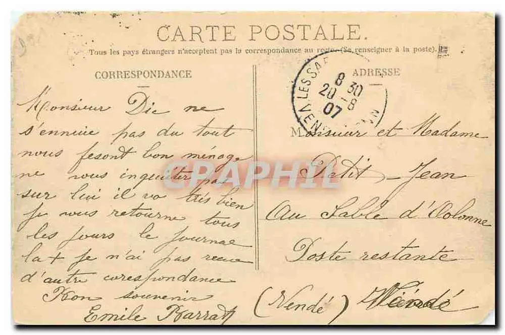 Asilo Santa Helena — Épinal-sous-Sénard — Gautrot, editor, Iory - Verso