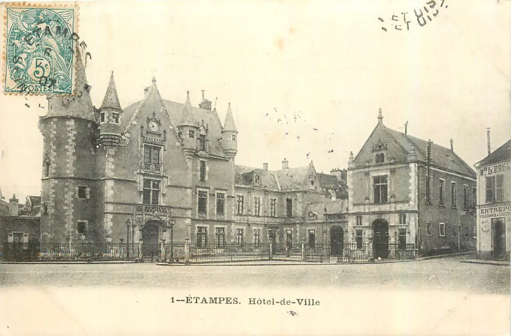 Étampes — Hôtel-de-Ville — Entrepôt Leloup & Cie - Awers