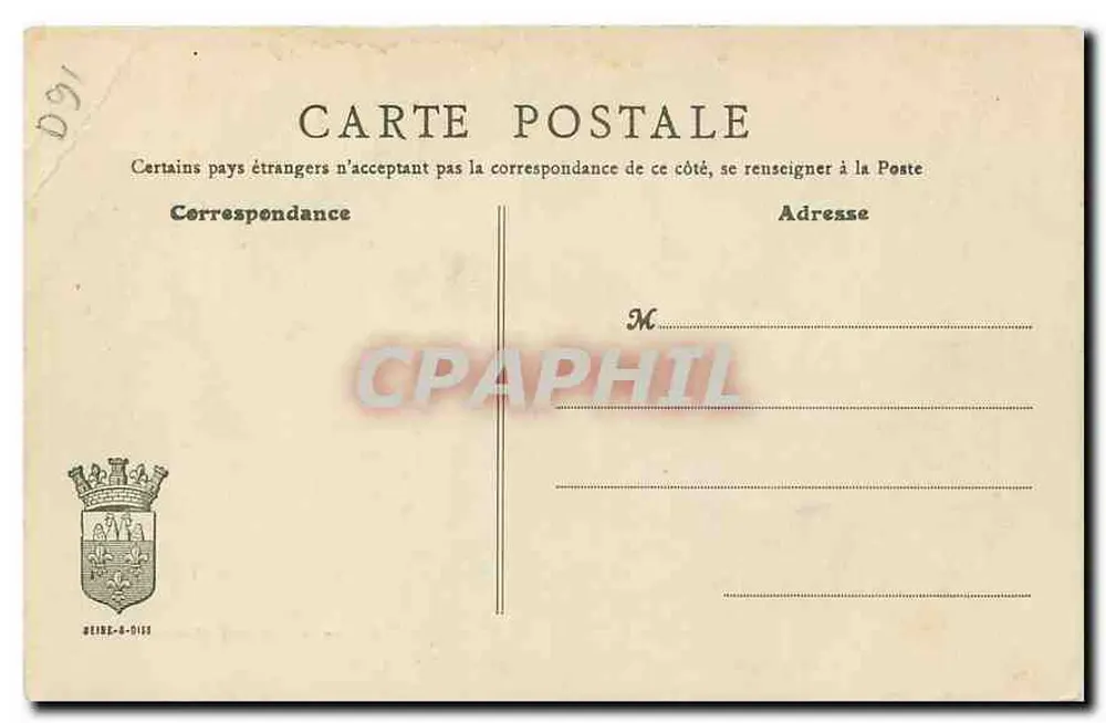 Savigny-sur-Orge — Parc de Grandvaux — Panorama d'Épinay — Luxusausgabe, A. T., Savigny - 47 - Rückseite