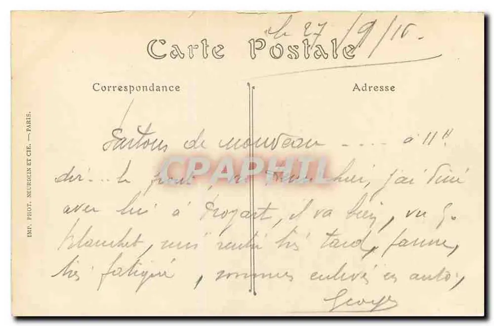 Reims — Estabelecimento Pommery — ND. Fot. - Verso