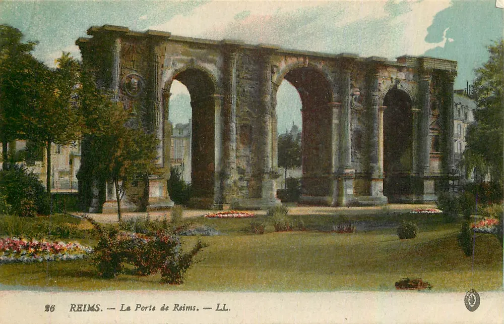 Reims — A Porta de Reims — LL. n° 26 - Frente