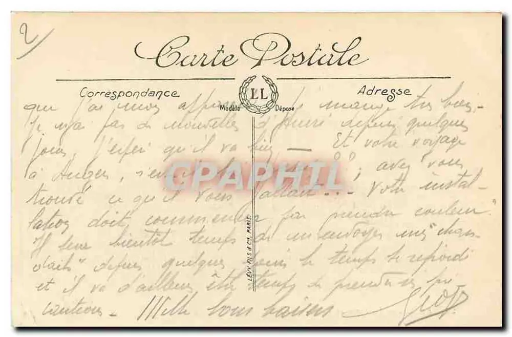 Reims — A Porta de Reims — LL. n° 26 - Verso