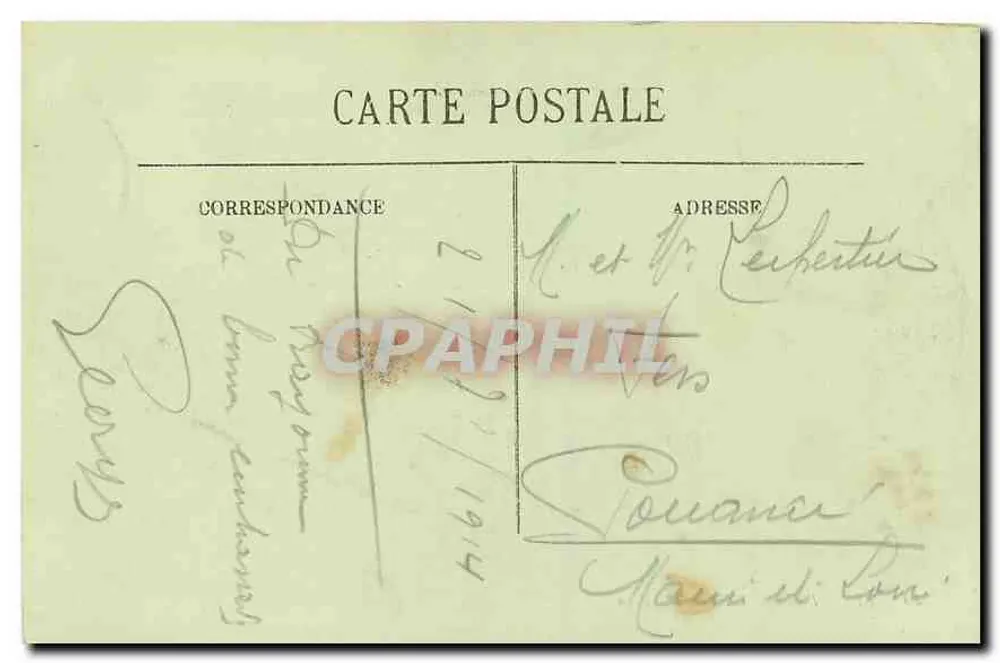 Biarritz — A Hora do Banho — LL, n°49 - Verso