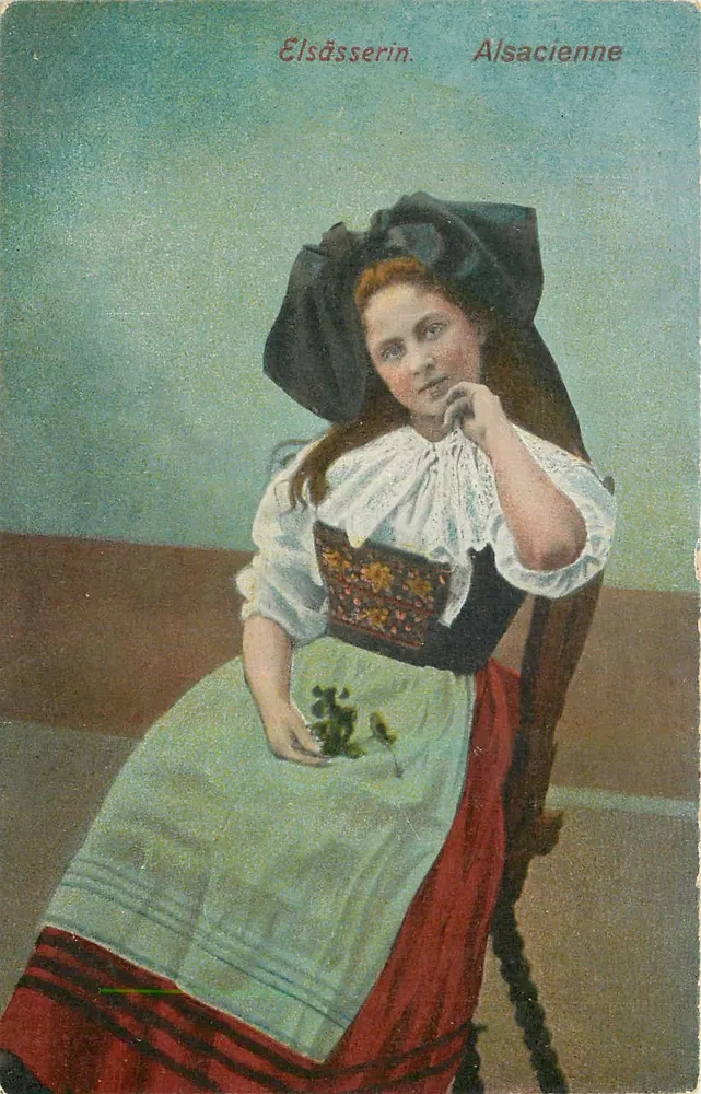 Élsässerin. Alsacienne — Editor: Paul Hartmann, n° 11 - Frente