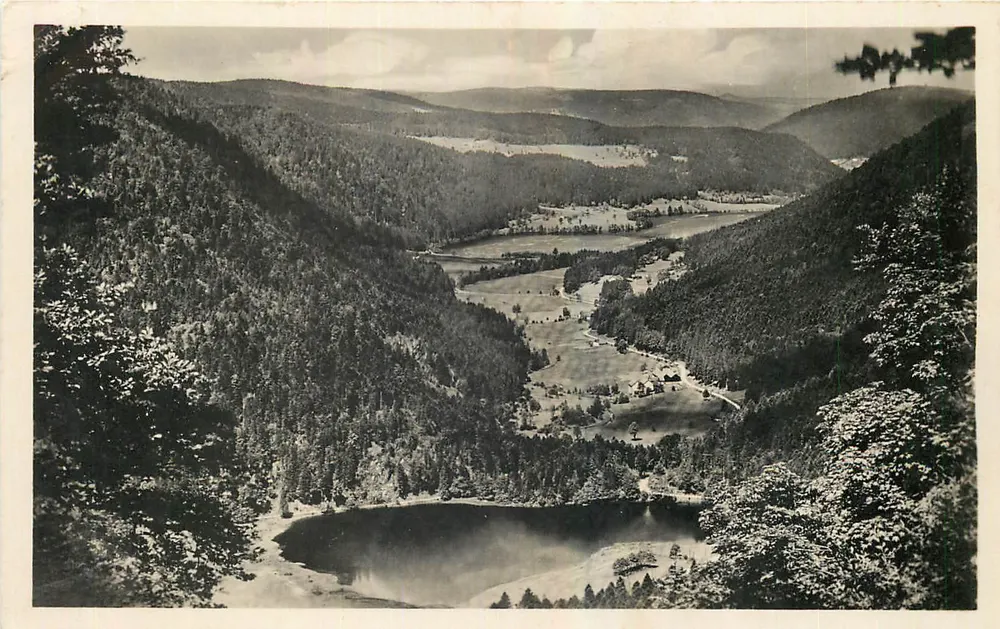 Vue sur le lac de Retournemer et Longemer — Félix L'IB, Éditeur, Strasbourg — n° 306 - Recto