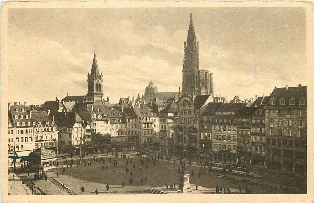 Strasbourg — Place Kléber — Kunstverlag Emil Hartmann, Strasbourg - Frente