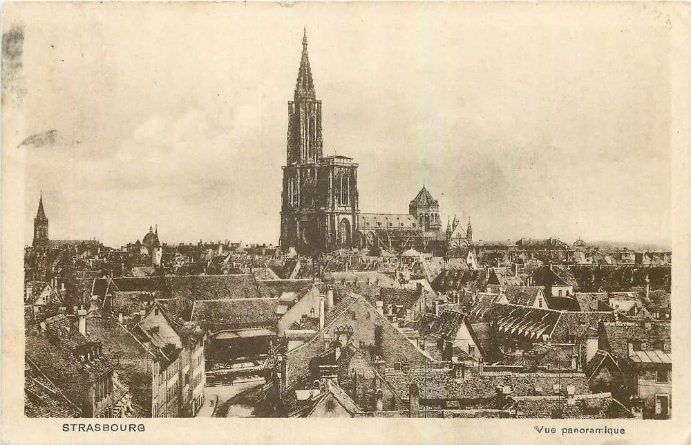 Strasbourg — Vista panorâmica — editor não identificado - Frente