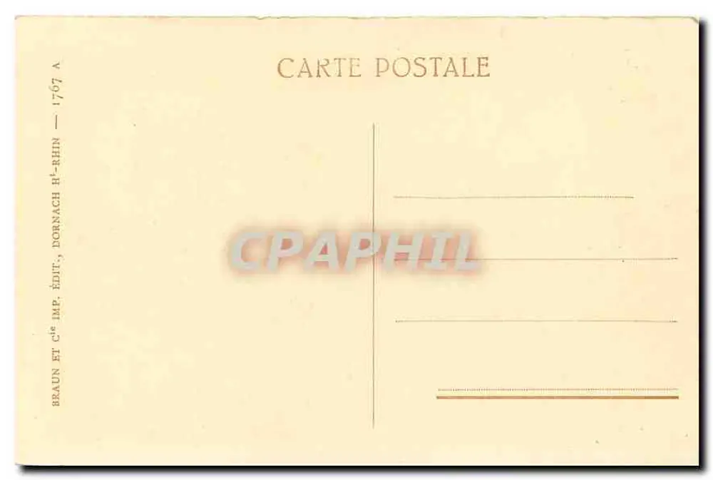 Metzeral — Vista geral — Braun & Cie, Dornach - Verso