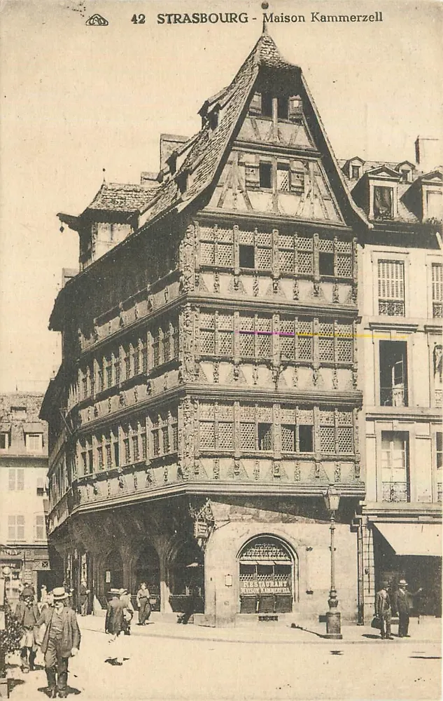 Strasbourg - Casa Kammerzell — editor C. L. M. des Arts et Industries - n°42 - Frente