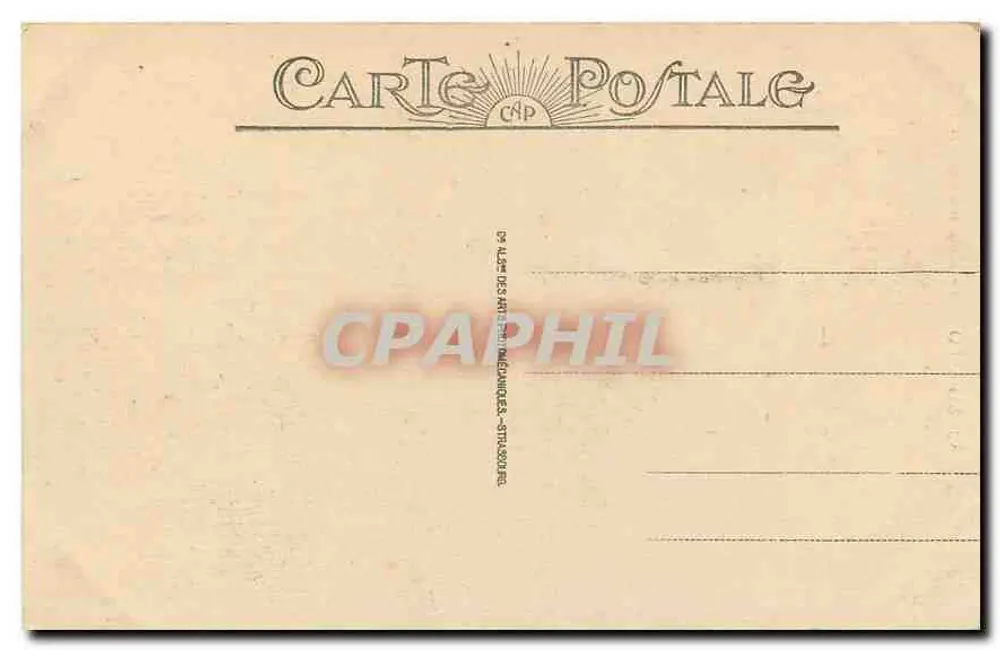 Strasbourg - Casa Kammerzell — editor C. L. M. des Arts et Industries - n°42 - Verso